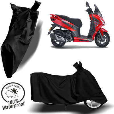 Autoinnovation Waterproof Two Wheeler Cover for Aprilia(SXR 160, Black)