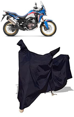 Amexride Two Wheeler Cover for Honda(CRF1000L Africa Twin BS6, Black)