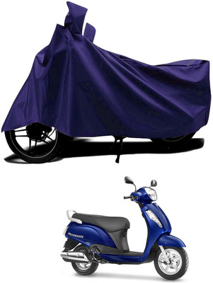 KEDIT Two Wheeler Cover for Universal For Bike(Access 125, Blue)
