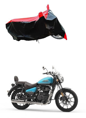 VESMEI Two Wheeler Cover for Royal Enfield(Meteor BS6, Red)