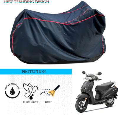 ANTHUB Waterproof Two Wheeler Cover for Honda(Activa 6G, Black)