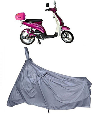 Varnwal E Commerce Waterproof Two Wheeler Cover for Avon(E Lite, Silver)