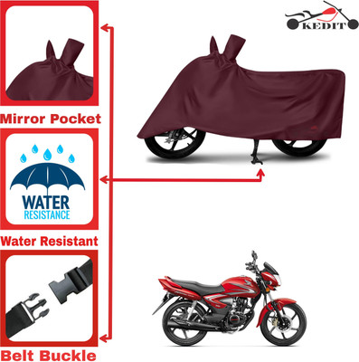 AASHTIK MART Two Wheeler Cover for Honda(CB Shine, Maroon)