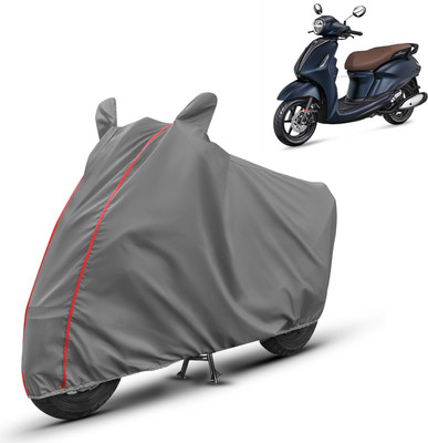 AUTOMOZEXO Waterproof Two Wheeler Cover for Yamaha(Grey)