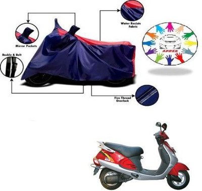 DeepShakshi AUTOMOTIVE Waterproof Two Wheeler Cover for Kinetic(Nova, Blue, Red)