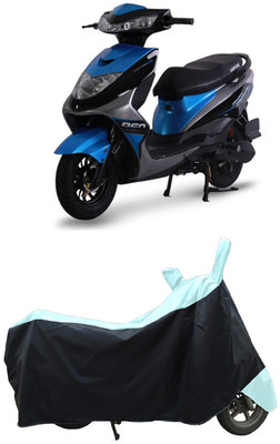 Coxtor Waterproof Two Wheeler Cover for Ampere(REO BS6, White)