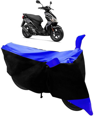 MMSSTAR Waterproof Two Wheeler Cover for Yamaha(Jog R, Black, Blue)