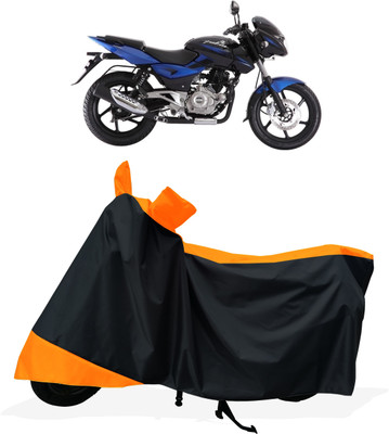 Tricway Two Wheeler Cover for Bajaj(Pulsar 180 DTS-i, Orange)