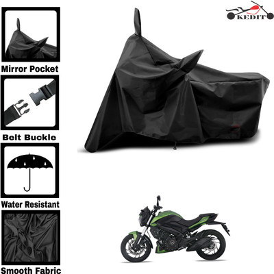 KEDIT Two Wheeler Cover for Universal For Bike(Dominar, Black)