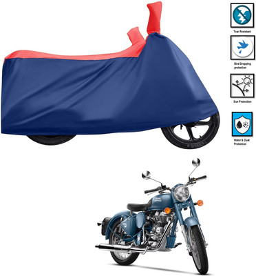 PAGORA Waterproof Two Wheeler Cover for Royal Enfield(Classic Squadron, Red)