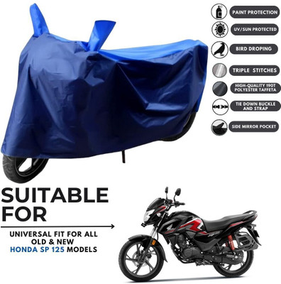 MADAFIYA Two Wheeler Cover for Hero(Splendor I Smart, Blue, Blue)