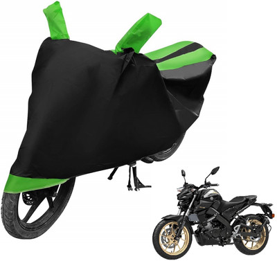 Auto Hub Two Wheeler Cover for Yamaha(MT 15, Green)