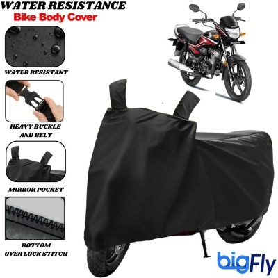 Big fly Two Wheeler Cover for Honda(CB Shine, Black)