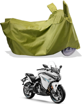 Amexride Two Wheeler Cover for CFMoto(650GT BS6, Maroon)