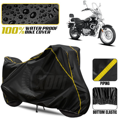 xodi Waterproof Two Wheeler Cover for Bajaj(Avenger, Black, Yellow)