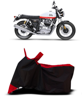 VESMEI Two Wheeler Cover for Royal Enfield(Interceptor 650, Red)