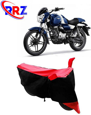 AutoGalaxy Waterproof Two Wheeler Cover for Bajaj(V15, Black, Red)