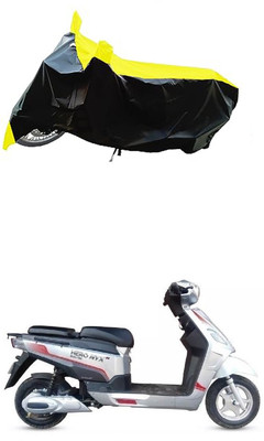 VESMEI Two Wheeler Cover for Hero(Electric NYX e5 BS6, Yellow)