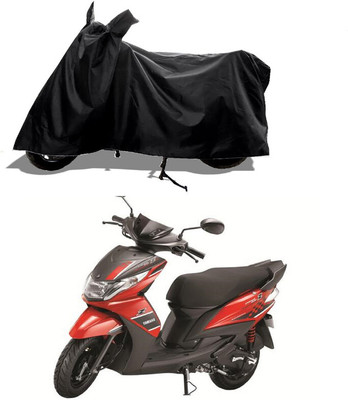 GROFATIK Two Wheeler Cover for Yamaha(Ray Z BS6, Black)