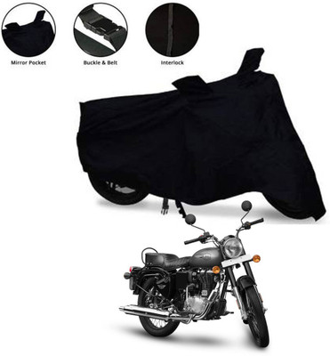 DeepShakshi AUTOMOTIVE Two Wheeler Cover for Royal Enfield(Scrambler, Black)