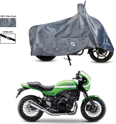 EGAL Waterproof Two Wheeler Cover for Kawasaki(Z900 RS Cafe Racer BS6, Grey)