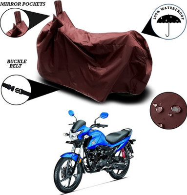 AASHTIK MART Two Wheeler Cover for Honda(Livo, Maroon)