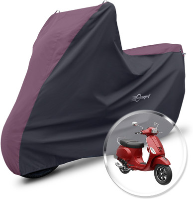 Neodrift Two Wheeler Cover for Vespa(Vespa SXL 125, Maroon, Black)