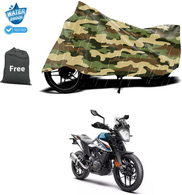 PAGORA Waterproof Two Wheeler Cover for KTM(250 Duke BS6, Yellow)