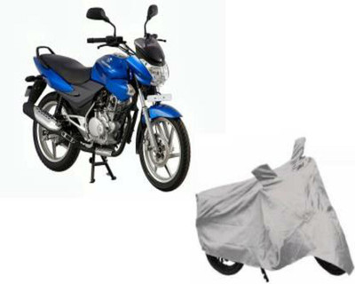 HMS Two Wheeler Cover for Bajaj(Discover 125 DTS-i, Silver)