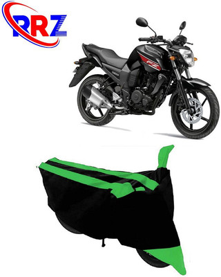 RRZ Waterproof Two Wheeler Cover for Yamaha(FZ16, Black, Green)