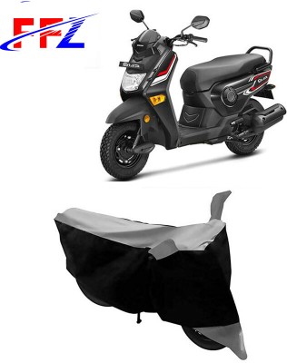 FFZ Waterproof Two Wheeler Cover for Honda(Cliq, Black, Grey)