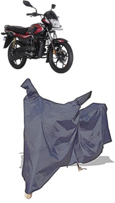Amexride Two Wheeler Cover for Bajaj(Platina 110 H-Gear BS6, Grey)
