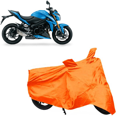 ROYAL AUTO MART Two Wheeler Cover for Suzuki(GSX S1000, Orange)
