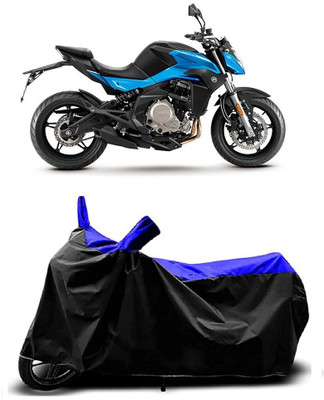 VESMEI Two Wheeler Cover for CFMoto(650 NK BS6, Blue)