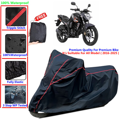 SThanaveX Waterproof Two Wheeler Cover for Yamaha(FZ-S FI, Black)