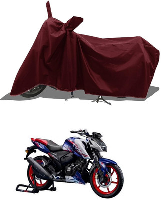 DeepShakshi AUTOMOTIVE Waterproof Two Wheeler Cover for TVS(Apache RTR 165 RP, Maroon)