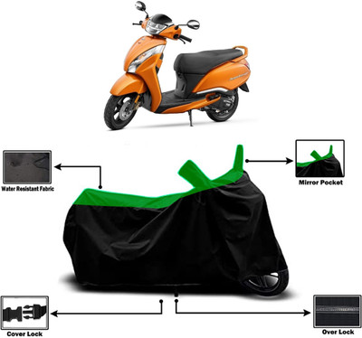 Amexride Two Wheeler Cover for TVS(Jupiter 125, Green)