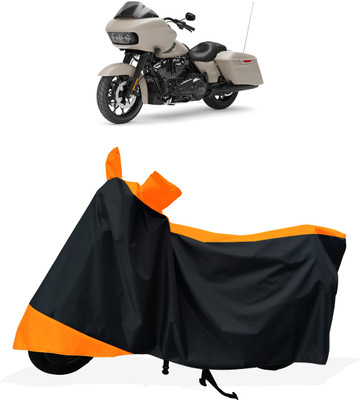 Tricway Two Wheeler Cover for Harley Davidson(Road Glide Special, Orange)