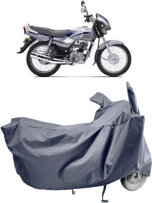 Amexride Two Wheeler Cover for TVS(Victor Edge, Grey)