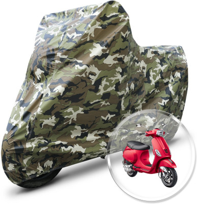 Neodrift Two Wheeler Cover for Vespa(Vespa SXL 150, Green)