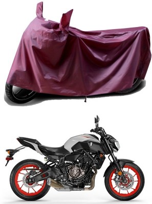 THE REAL ARV Waterproof Two Wheeler Cover for Yamaha(MT 07 BS6, Maroon)