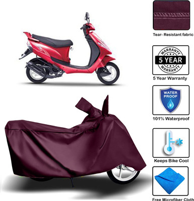 MISSION COLLECTION Waterproof Two Wheeler Cover for Mahindra(MOJO XT 300, Maroon)