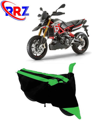 RRZ Waterproof Two Wheeler Cover for Aprilia(Dorsoduro 900, Black, Green)
