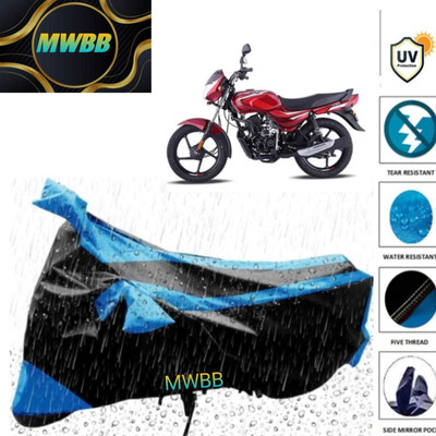 MWBB Waterproof Two Wheeler Cover for Vespa(Africa Twin, Black)