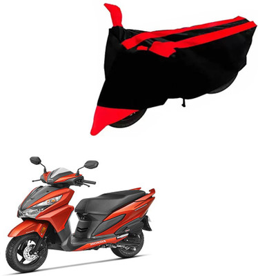 DeepShakshi AUTOMOTIVE Two Wheeler Cover for Honda(Grazia, Black, Red)