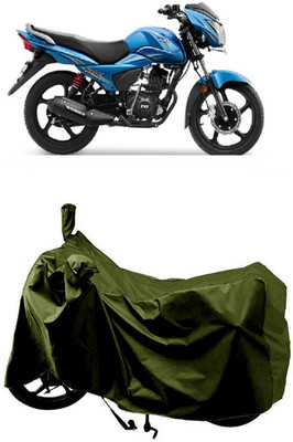 SUGASHRI Waterproof Two Wheeler Cover for TVS(Victor New, Green)