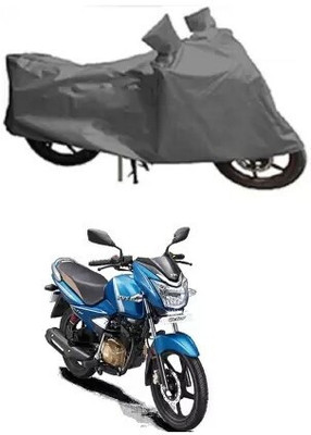 Tritika Waterproof Two Wheeler Cover for TVS(Victor, Grey)