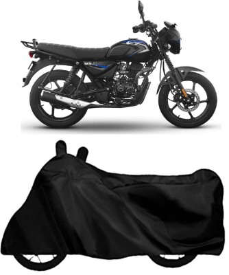 ROYAL AUTO MART Waterproof Two Wheeler Cover for Bajaj, Universal For Bike(CT100, Black)