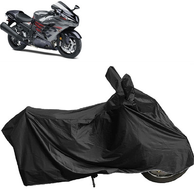 DIGGU Two Wheeler Cover for Kawasaki(Ninja ZX-14R, Black)