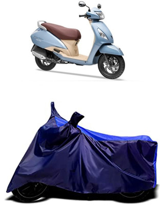 VESMEI Two Wheeler Cover for TVS(Jupiter Grande BS6, Blue)